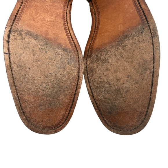 Charles Tyrwhitt Tan and Green Leather Brogues main image 6